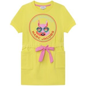 Marc Jacobs Lime Yellow Mascot Dress, size 4y